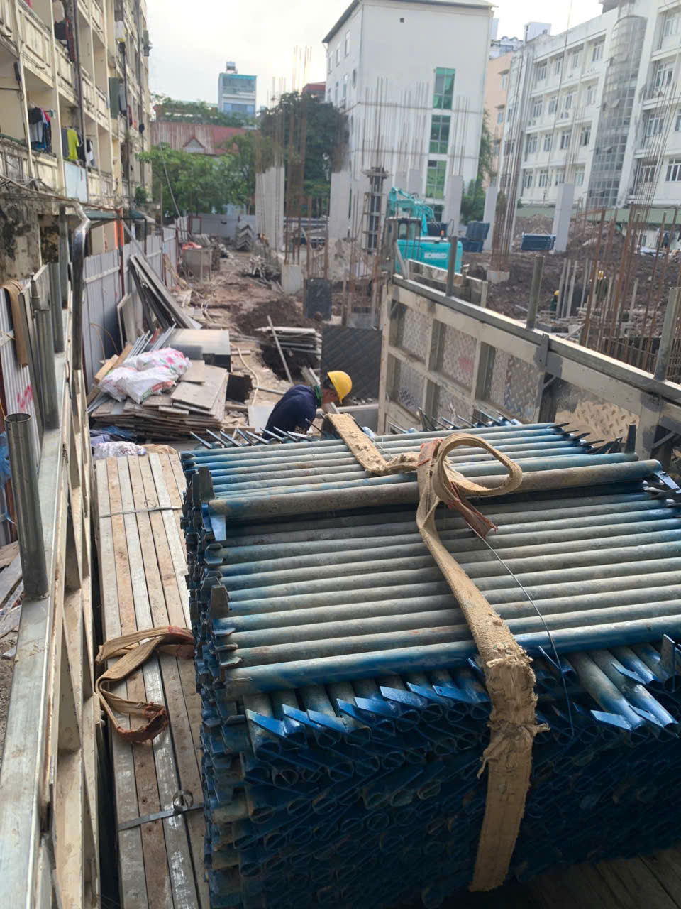 Dự án cho thuê giàn giáo tại 155 Hoàng Quốc Việt, Nghĩa Đô, Cầu Giấy